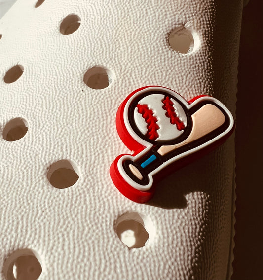 Baseball gibbet charm for Crocs