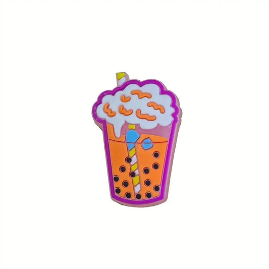 Boba Thai Iced Tea Gibbet for Crocs