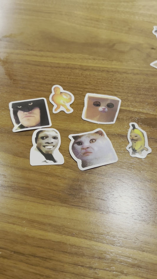 Funny Meme Stickers 5-pack