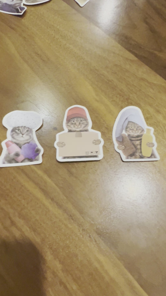 Cats that wear Hats Sticker 3-pack!